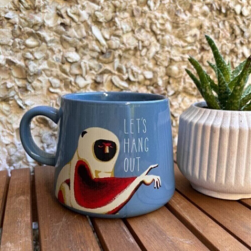 Opalhouse Target Sloth blue coffee mug